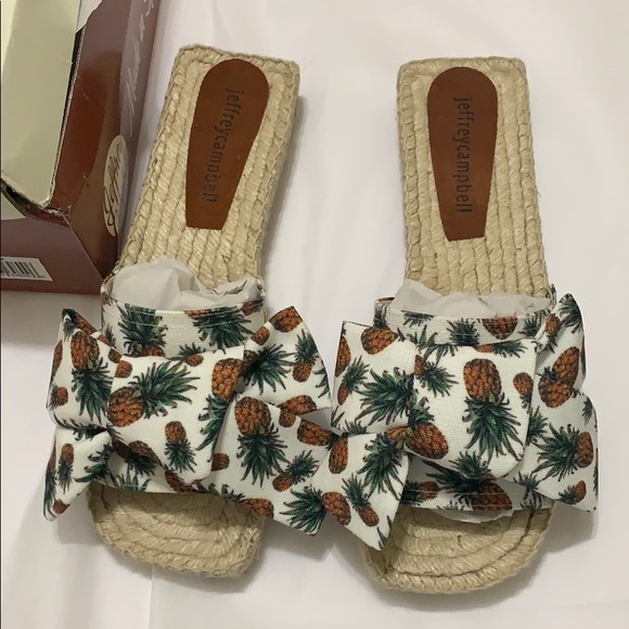 Jeffrey Campbell Shoes - New/Jeffrey Campbell Pineapple Print Slipper/US10